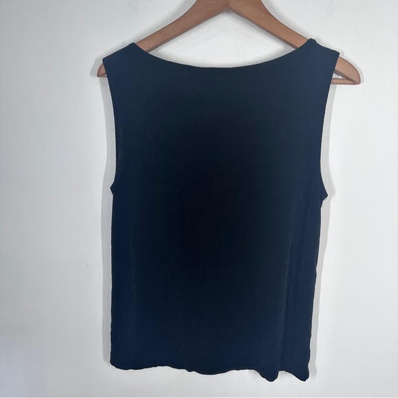 Chico's Travelers Black Sleeveless Tank Top Size 2 Large - Picture 4 of 4